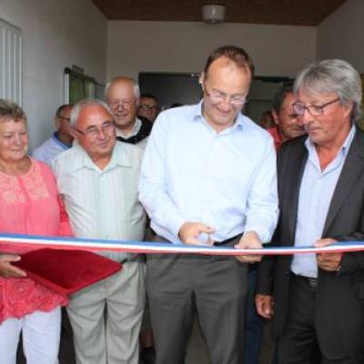 l'Inauguration du boulodrome