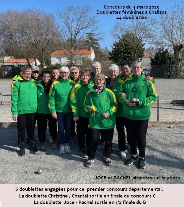 Feminines a challans le 4 mars 2025