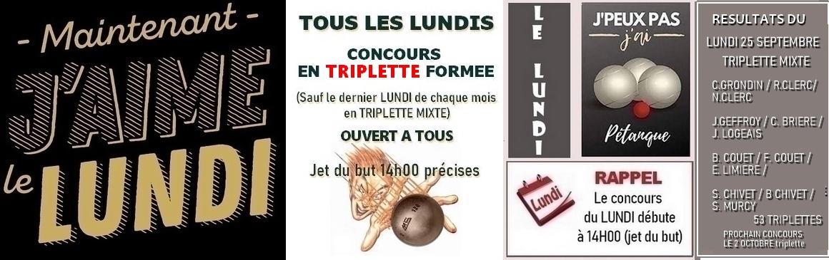 Lundi j aime 25 sept